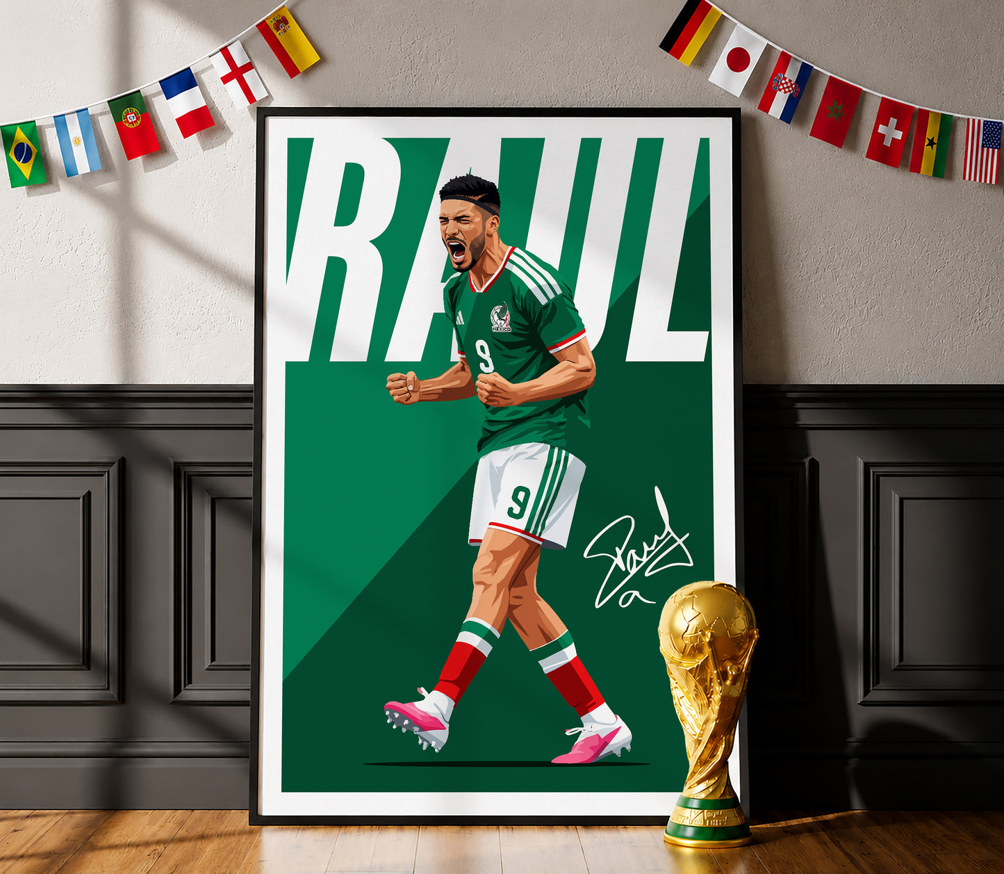 Raul Jimenez (Mexico) Poster