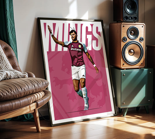 Tyrone Mings 25/26 4K (Home) Poster