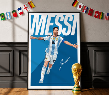 Lionel Messi (Argentina) Poster