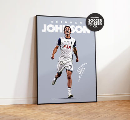 Brennan Johnson 24/25 Europa League 4K Poster