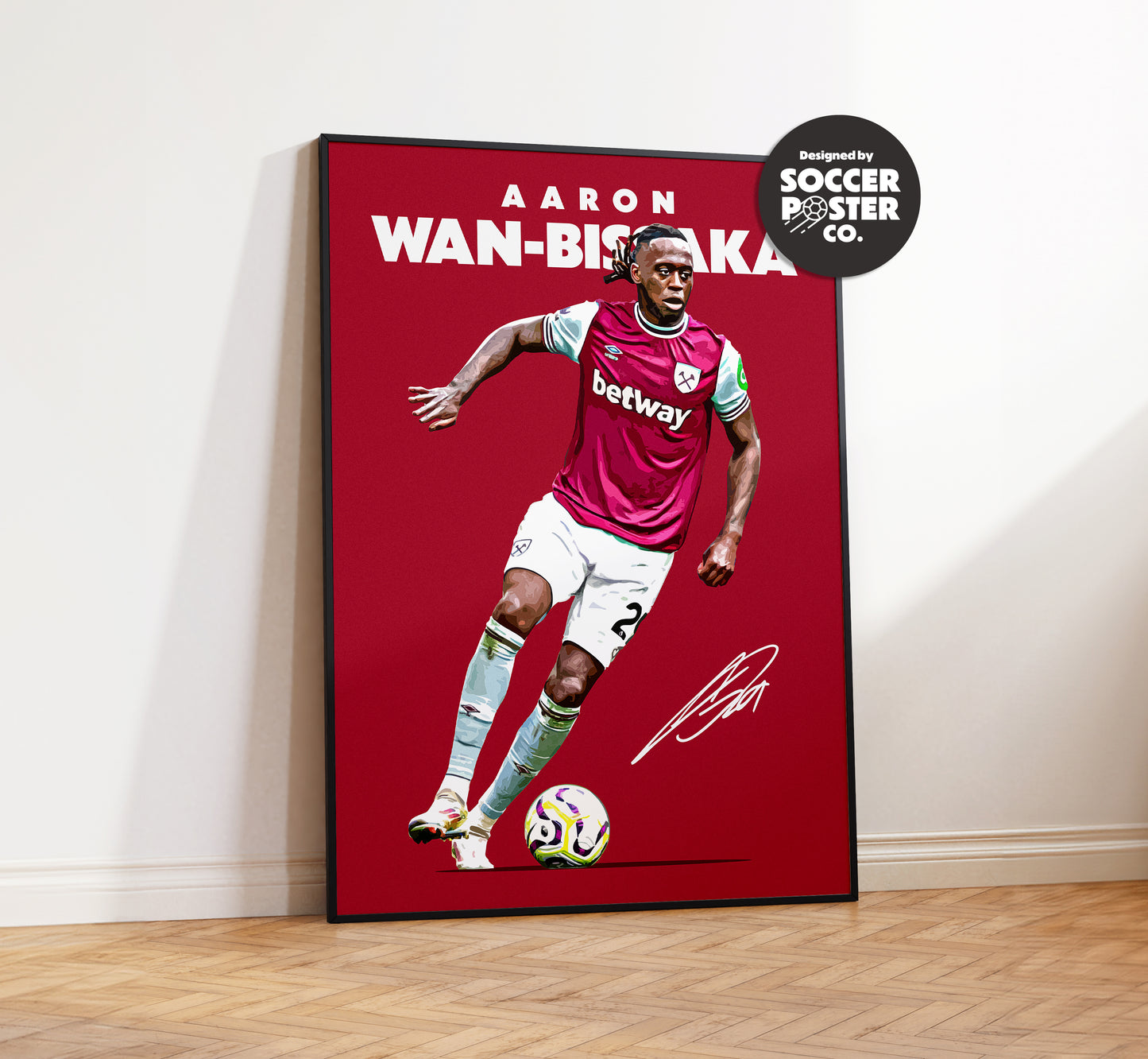 Aaron Wan-Bissaka 24/25 4K Poster