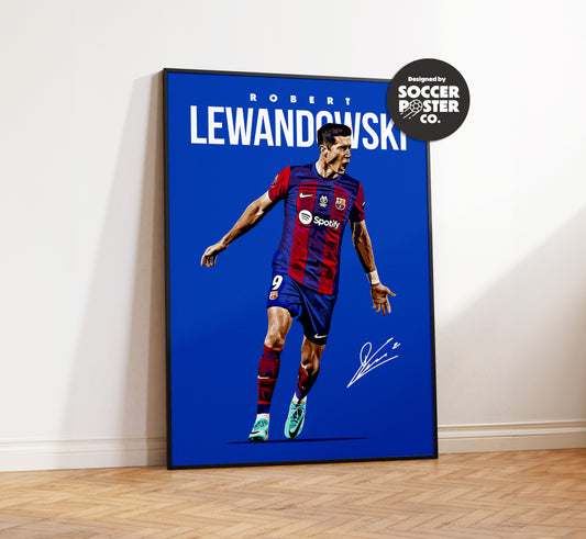 Robert Lewandowski 4K Poster