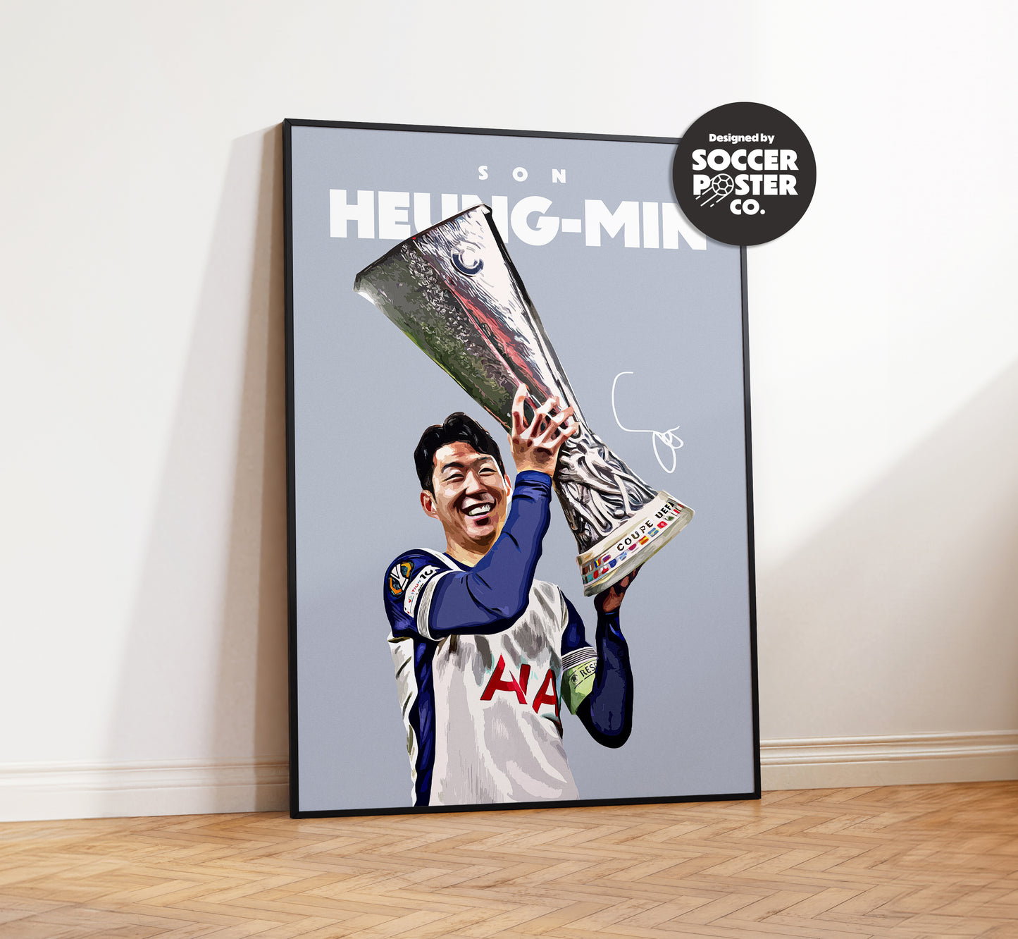Son Heung-min 24/25 Europa League 4K Poster