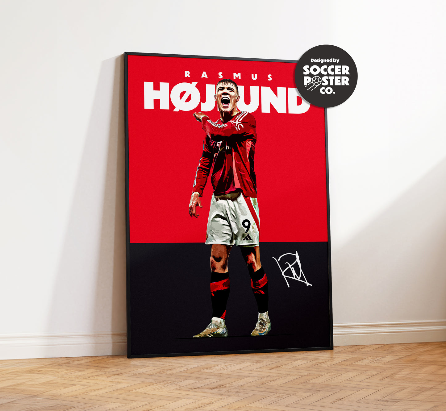 Rasmus Hojlund 24/25 4K Poster