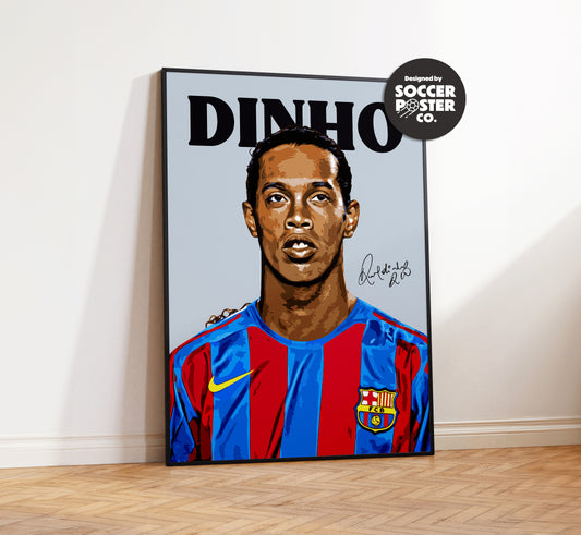 Ronaldinho 'Dinho' 4K Poster