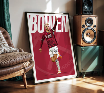 Jarrod Bowen 25/26 4K (Home) Poster