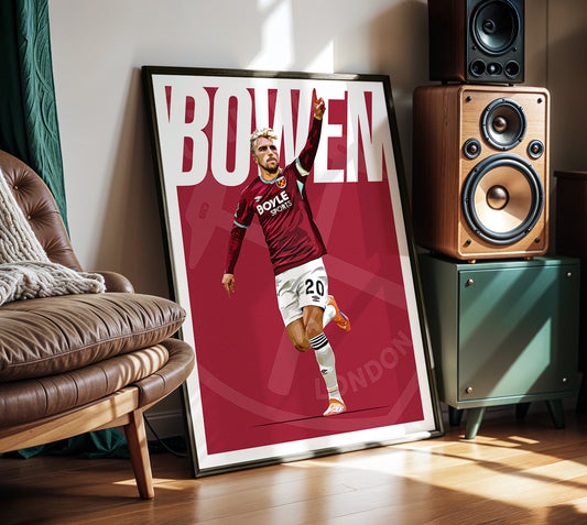 Jarrod Bowen 25/26 4K (Home) Poster