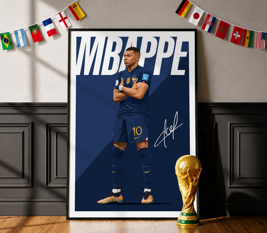 Kylian Mbappe (France) Poster