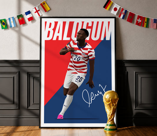 Folarin Balogun (USA) Poster