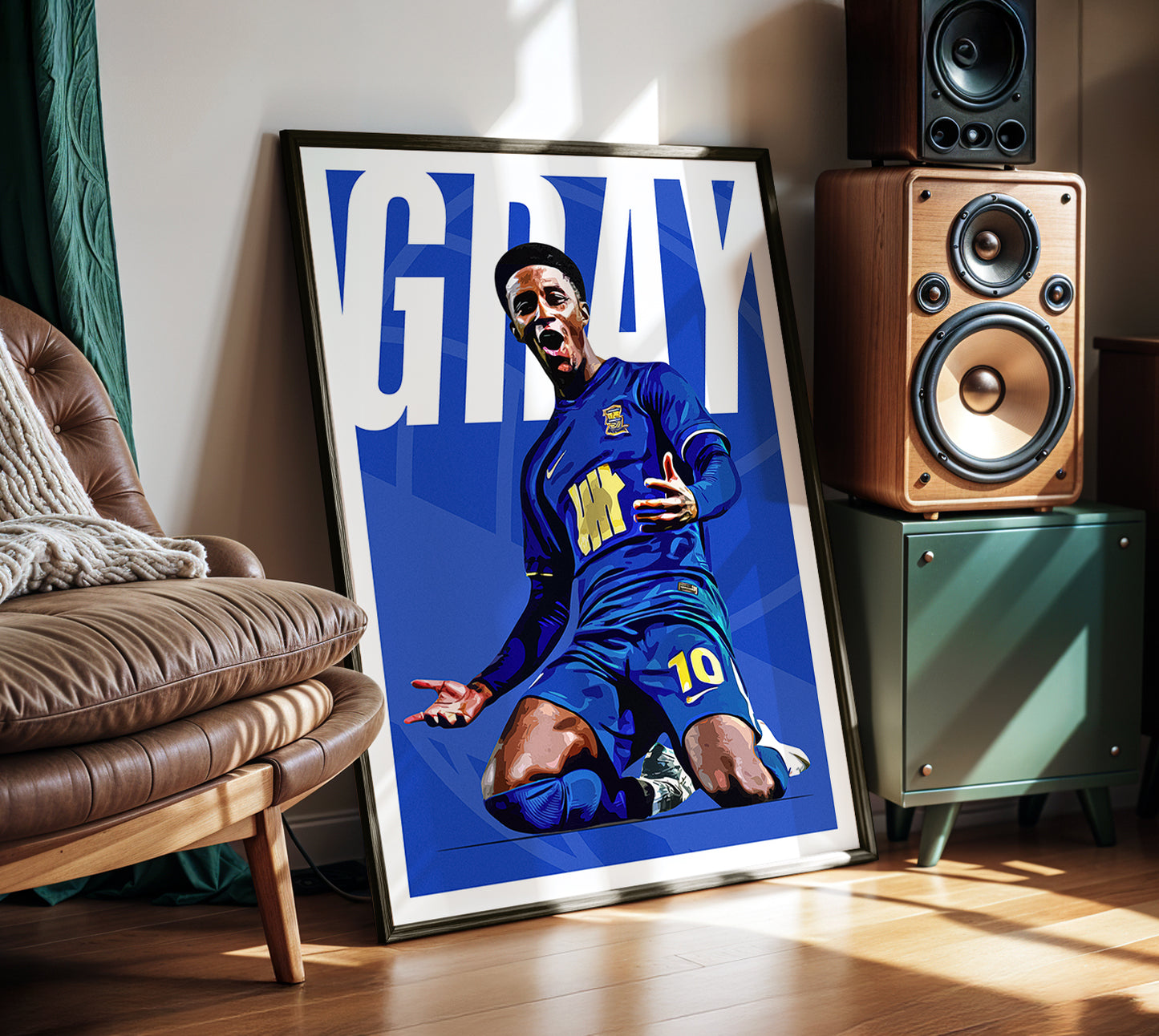 Demarai Gray 25/26 4K (Home) Poster