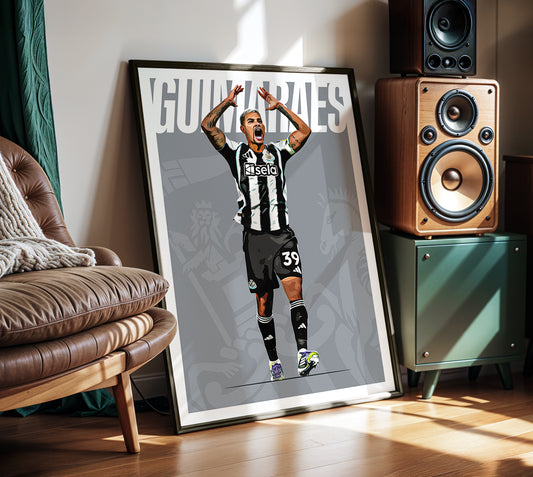 Bruno Guimaraes 25/26 4K (Home) Poster