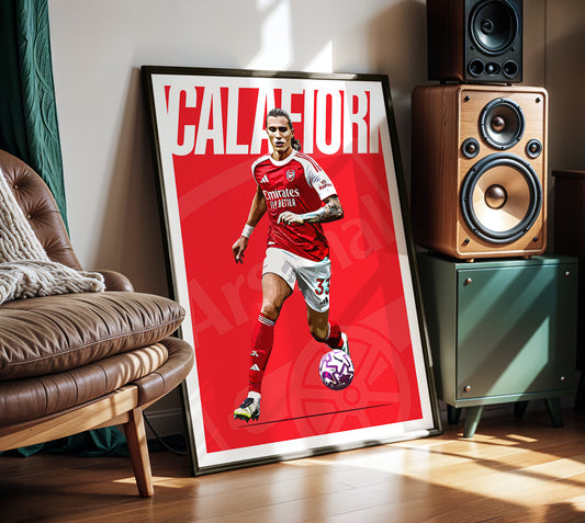 Riccardo Calafiori 25/26 4K (Home) Poster