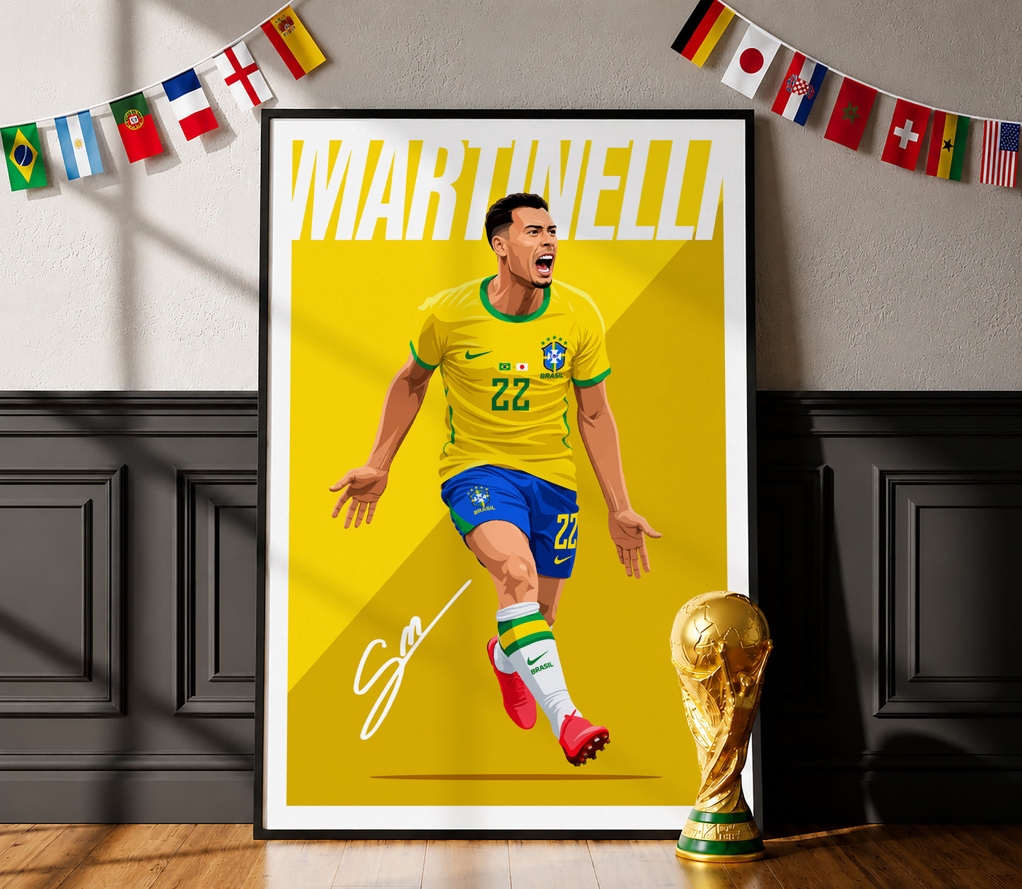Gabriel Martinelli (Brazil) Poster