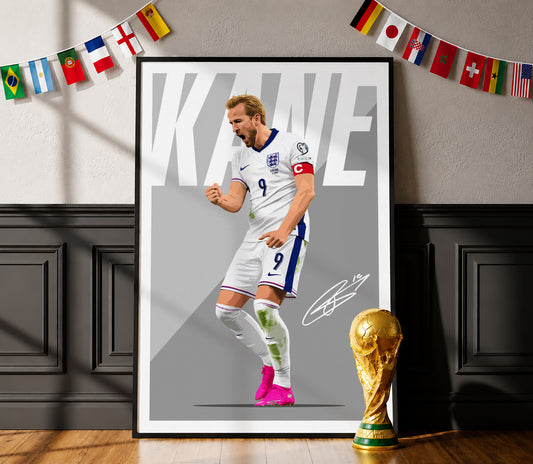 Harry Kane (England) Poster