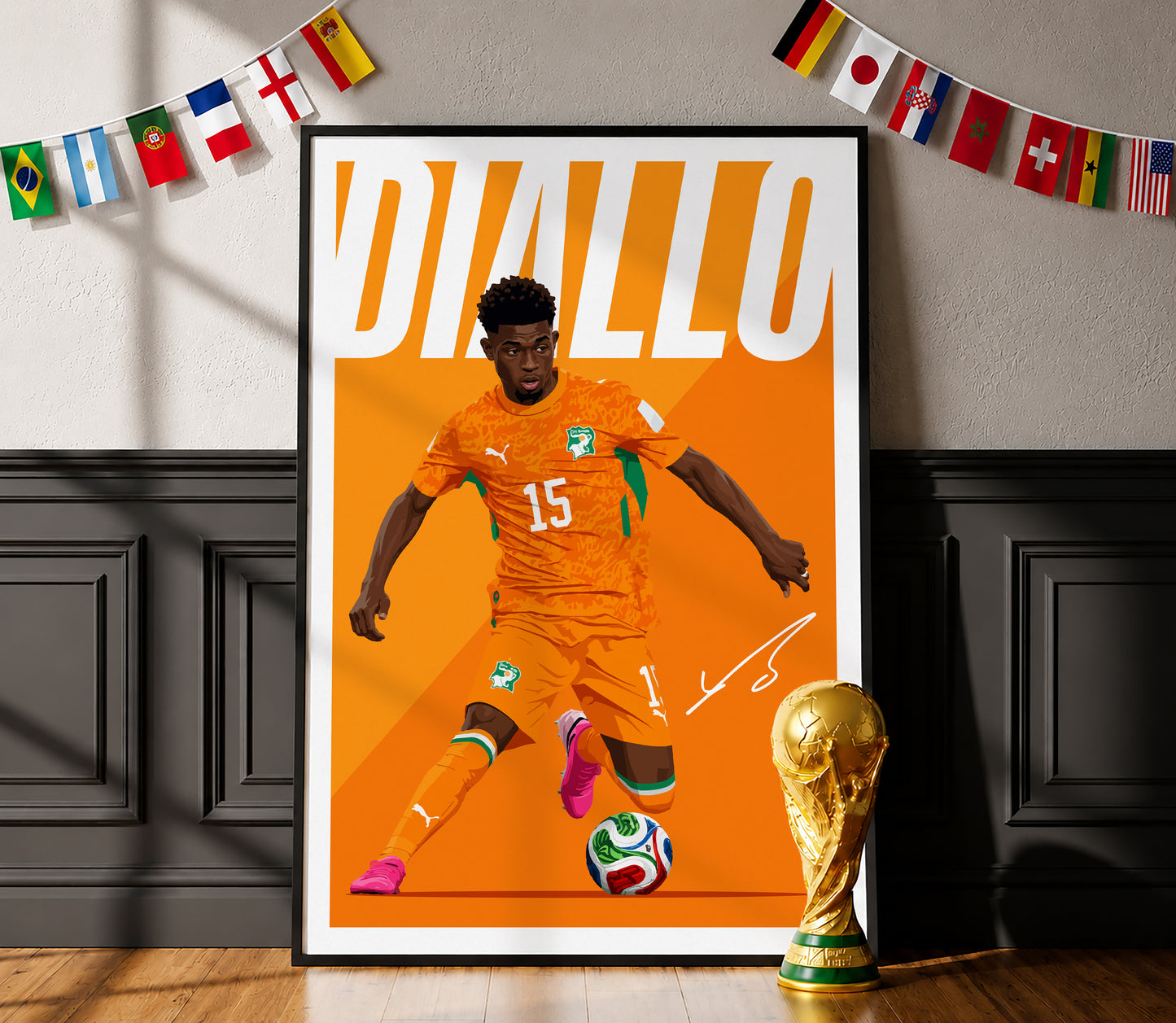 Amad Diallo (Ivory Coast) Poster