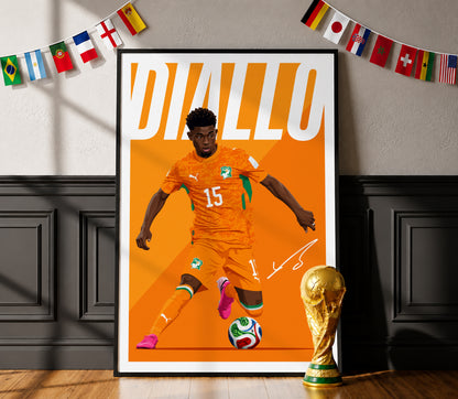Amad Diallo (Ivory Coast) Poster