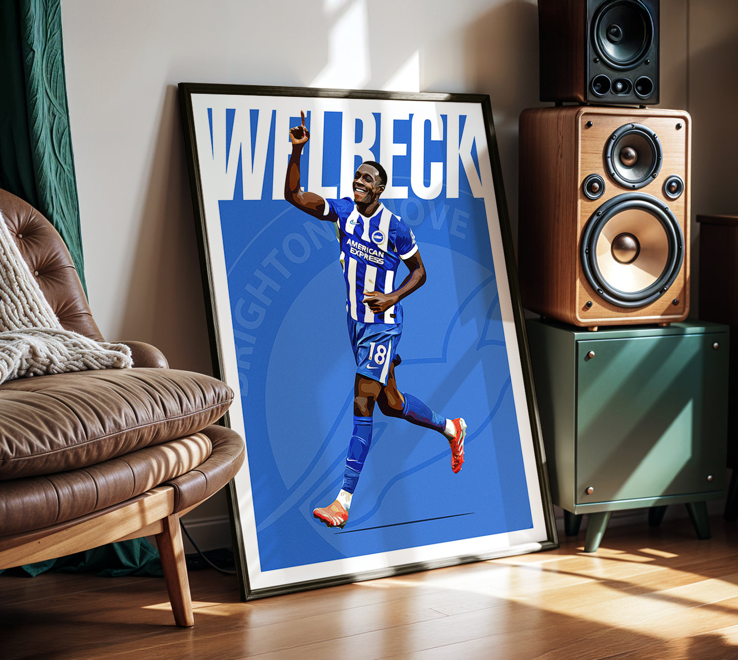 Danny Welbeck 25/26 4K (Home) Poster