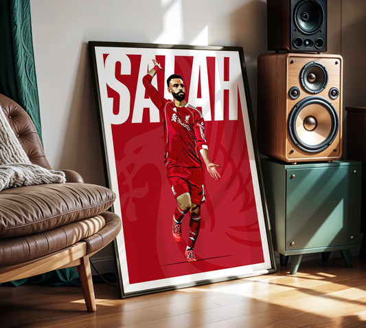 Mo Salah 25/26 4K (Home) Poster