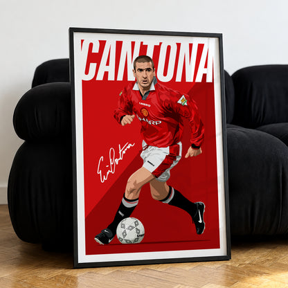 Eric Cantona Poster