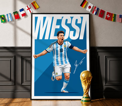 Lionel Messi (Argentina) Poster