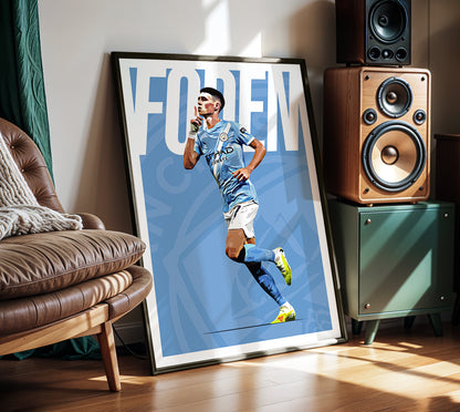 Phil Foden 25/26 4K (Home) Poster