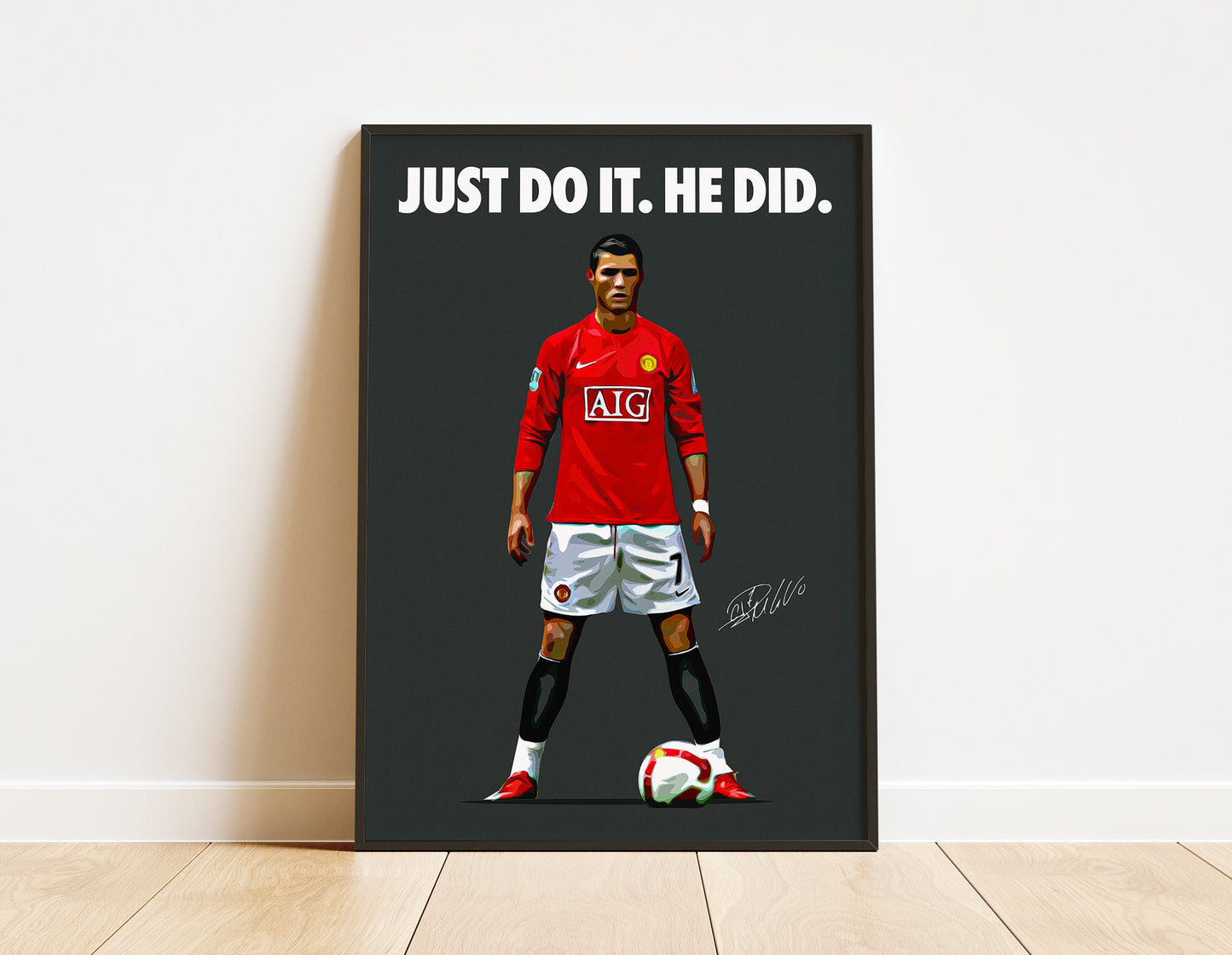 Cristiano Ronaldo 'Just Do It' 4K Poster