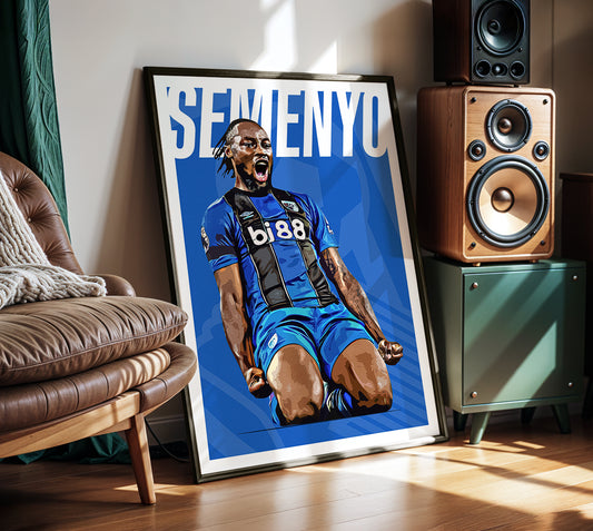 Antoine Semenyo 25/26 4K (Away) Poster