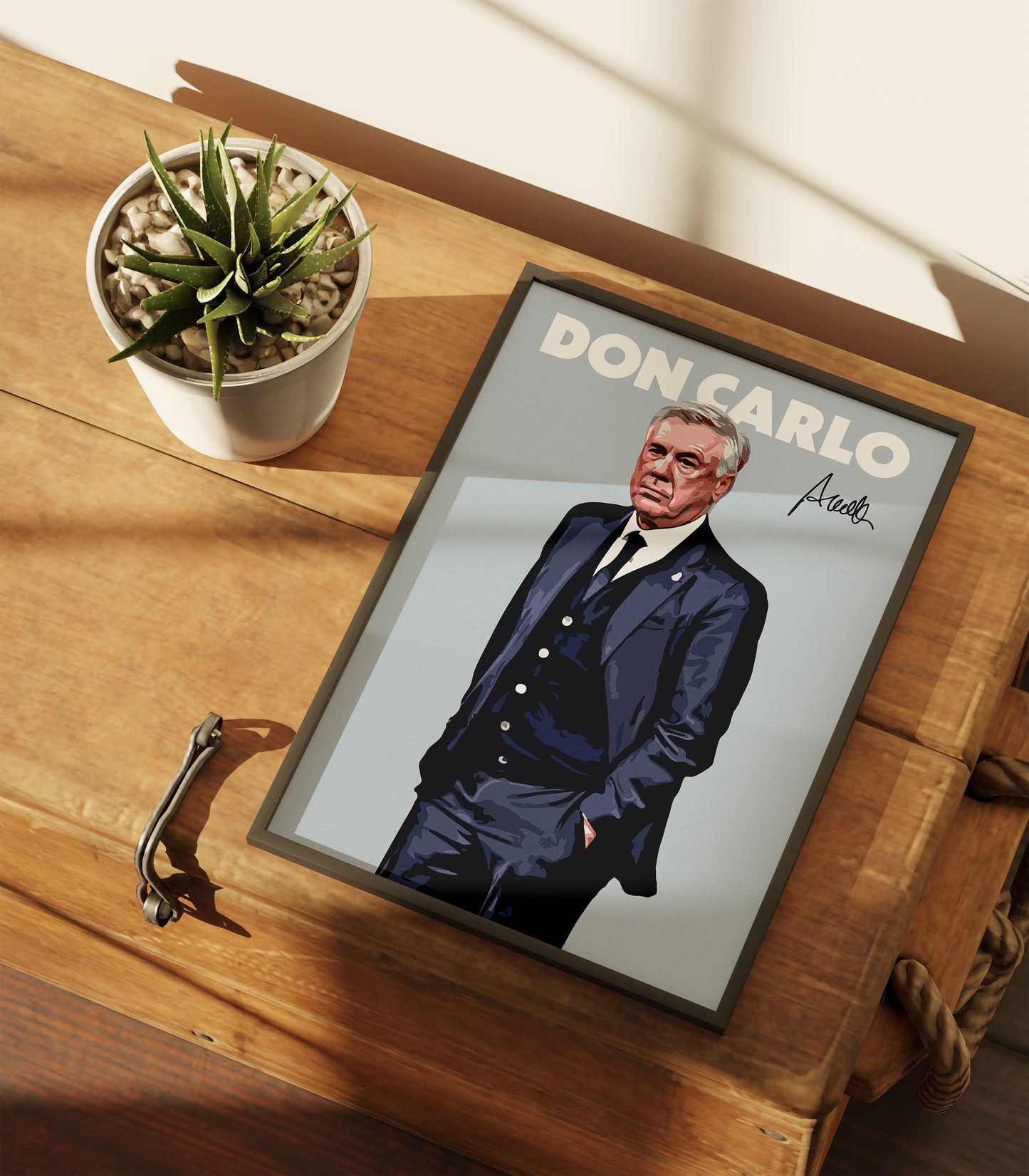 Carlo Ancelotti 4K Poster