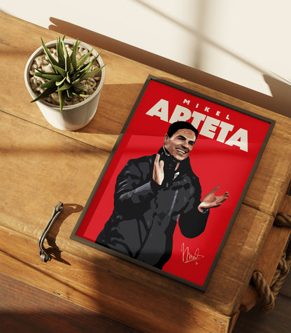 Mikel Arteta 4K Poster