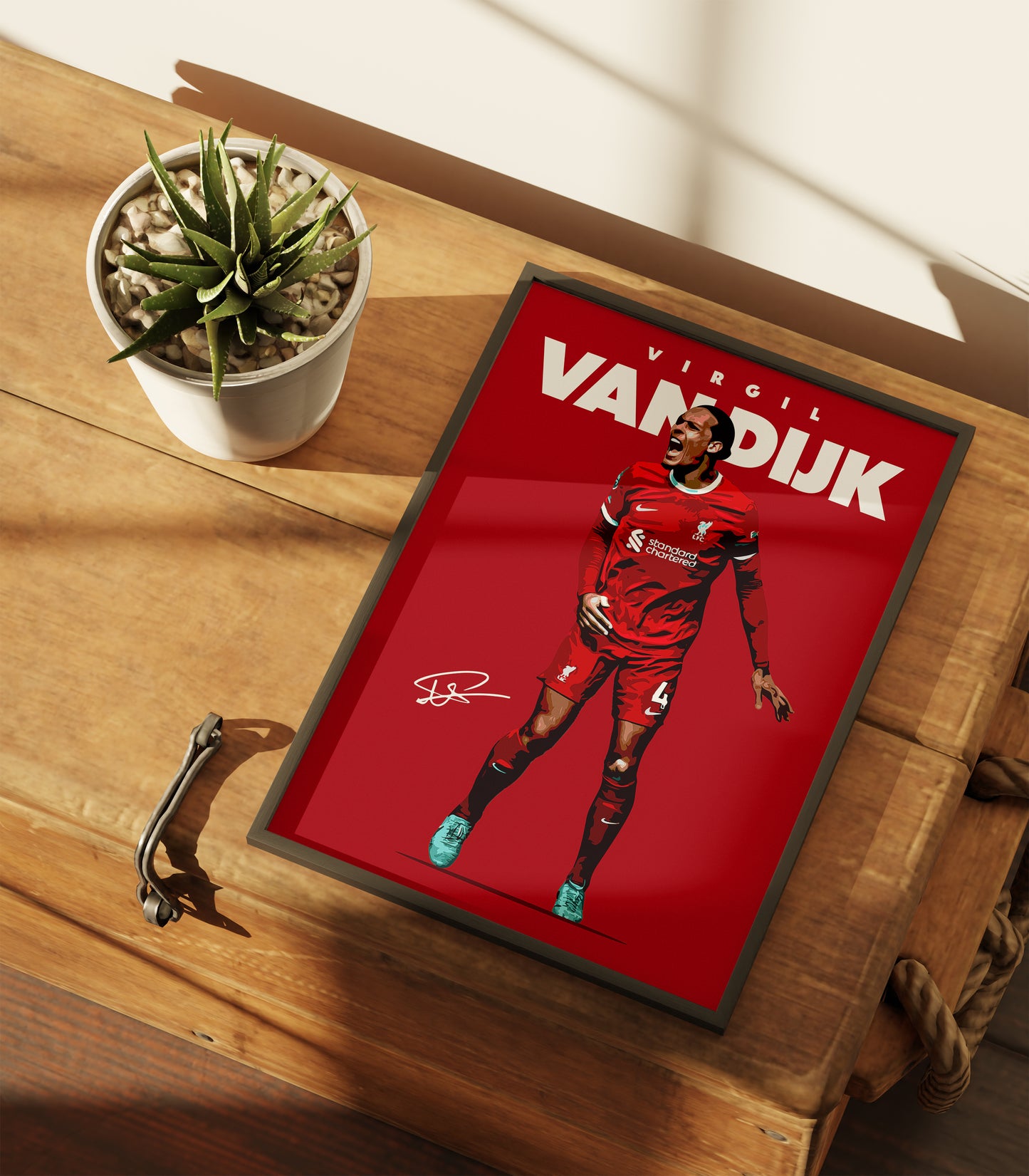 Virgil van Dijk 4K Poster