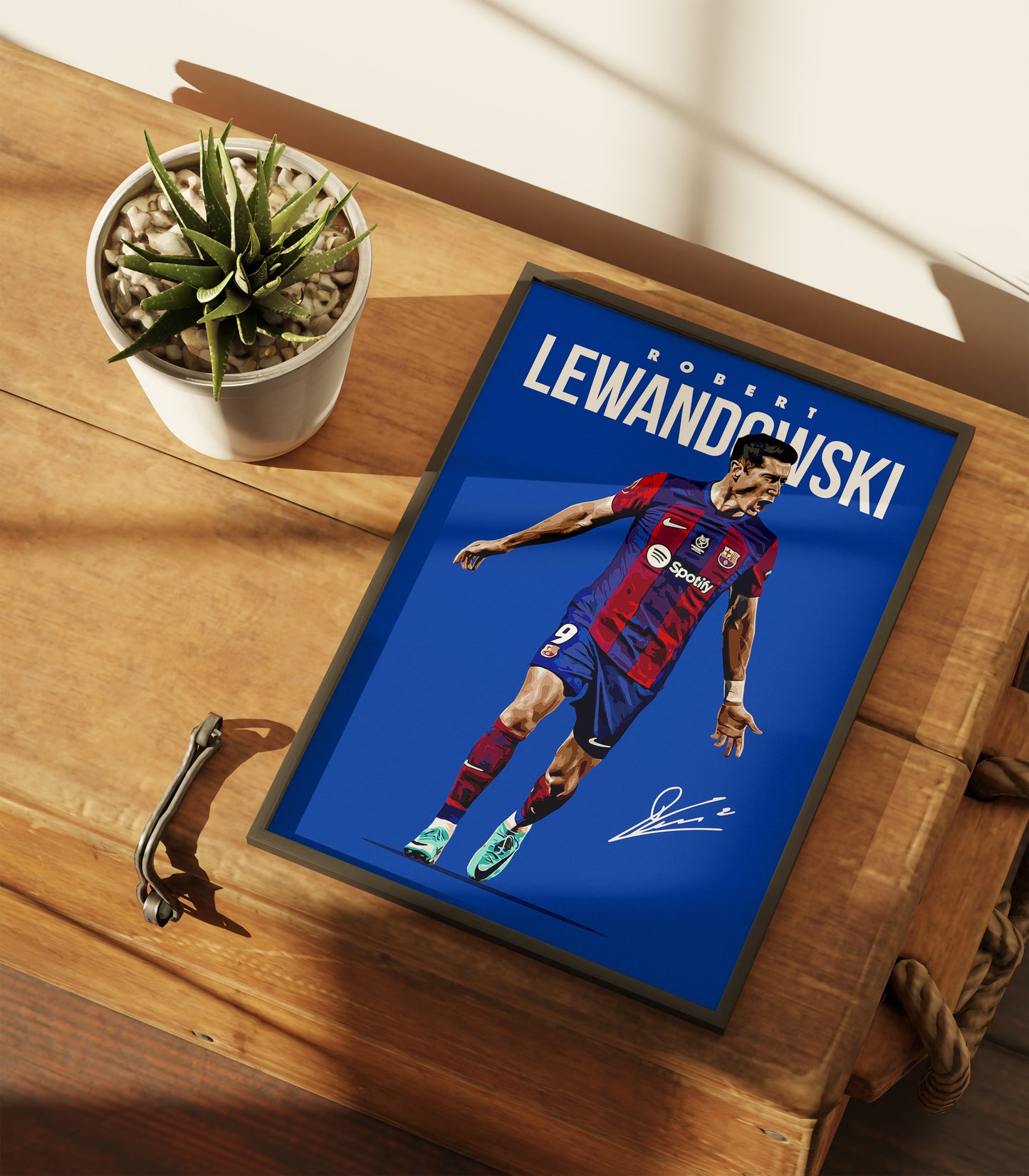 Robert Lewandowski 4K Poster