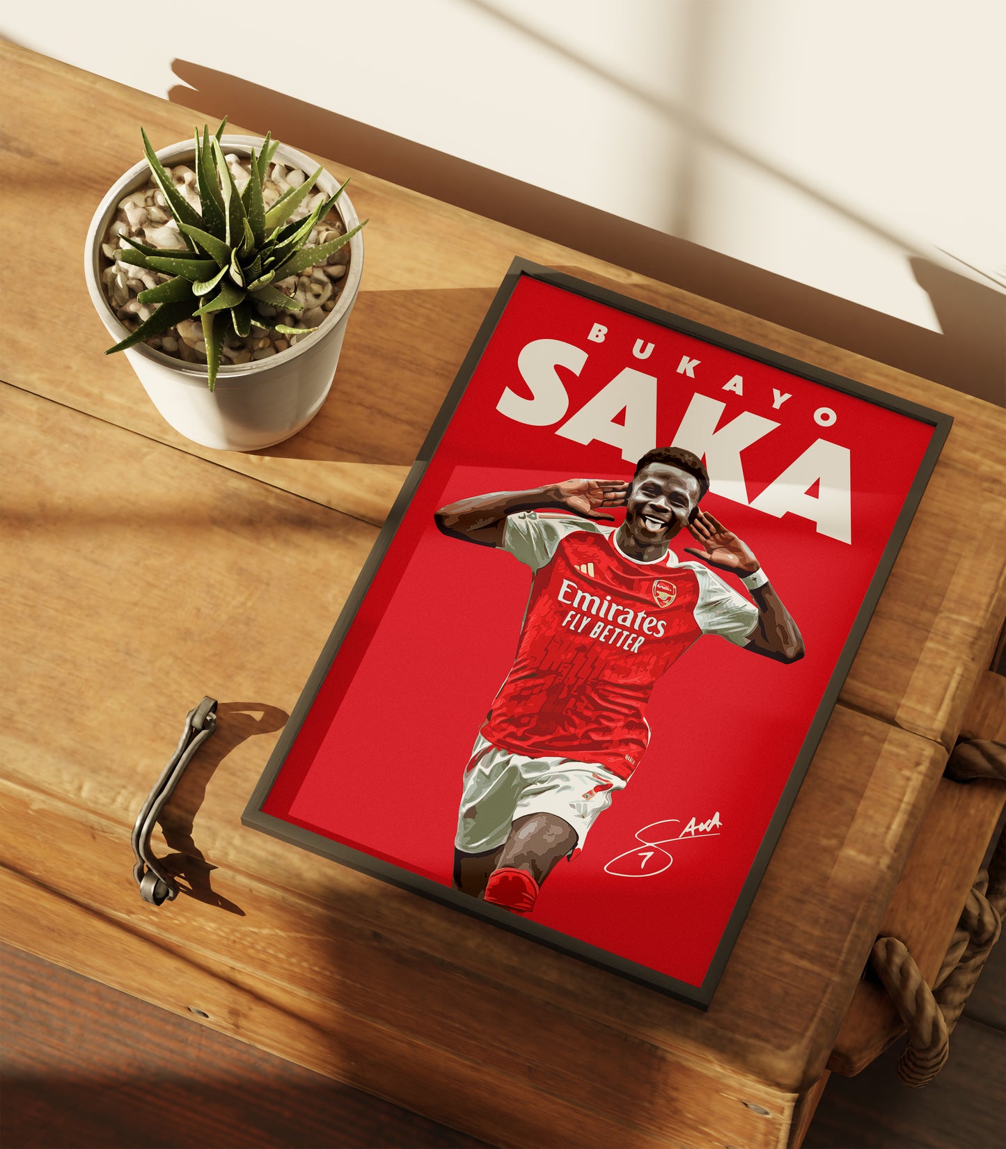 Bukayo Saka 4K Poster