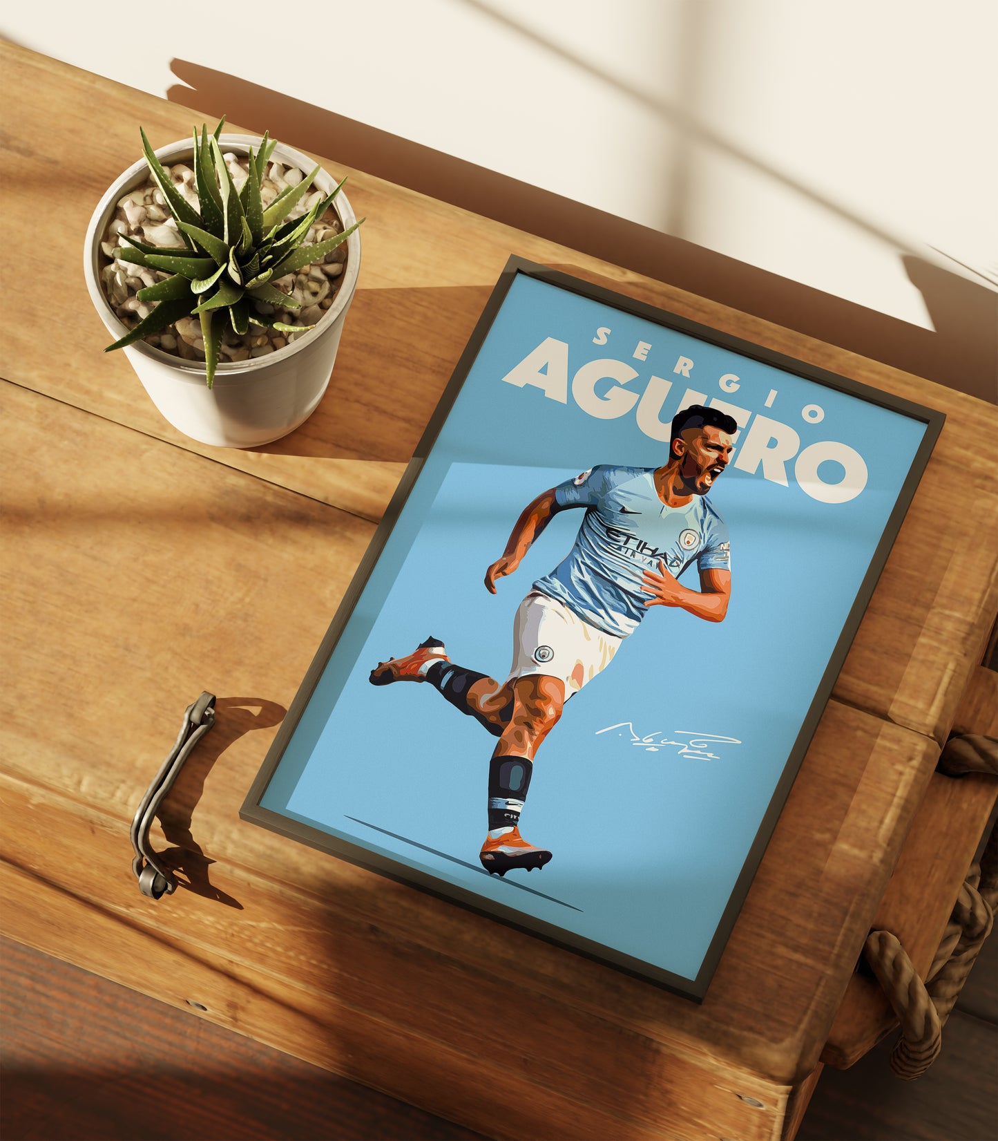 Sergio Aguero 4K Poster