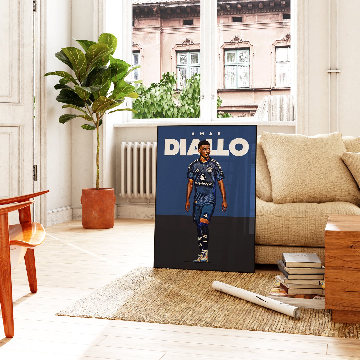 Amad Diallo 24/25 4K Poster