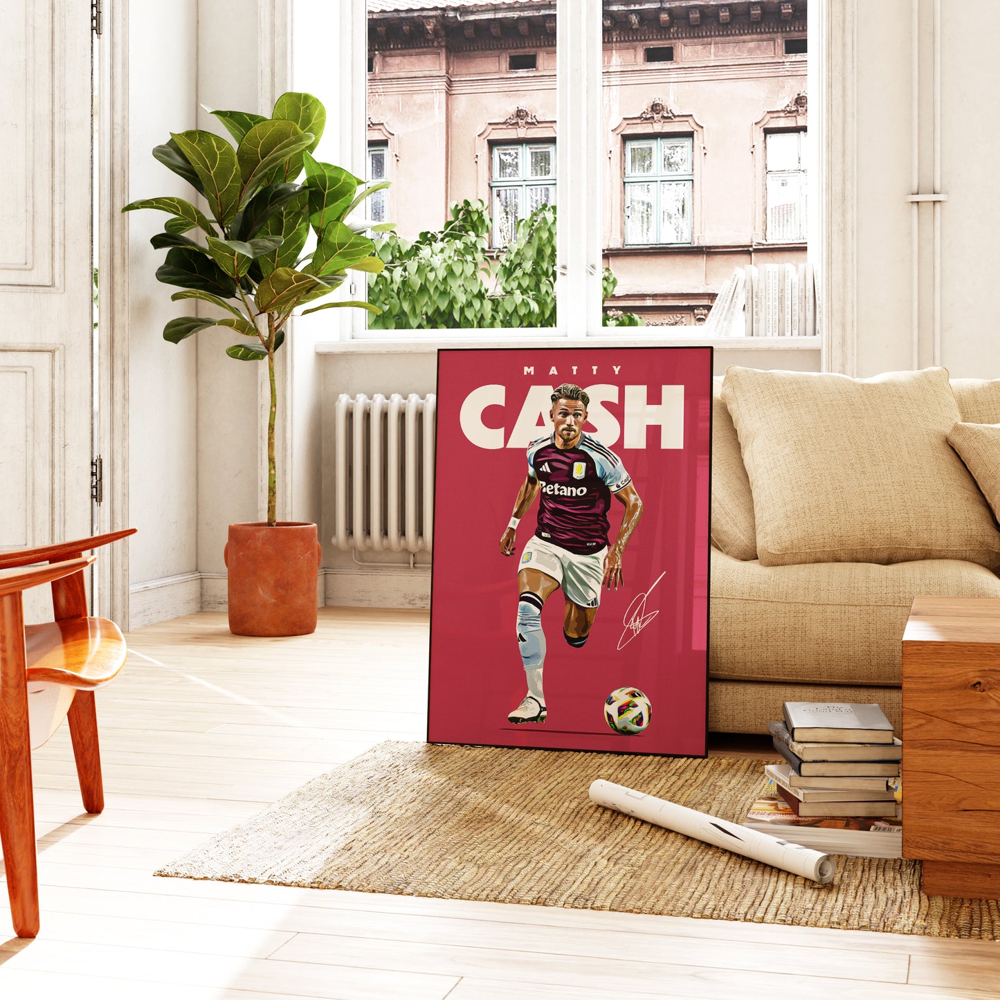 Matty Cash 24/25 4K Poster