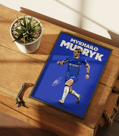 Mykhailo Mudryk 4K Poster