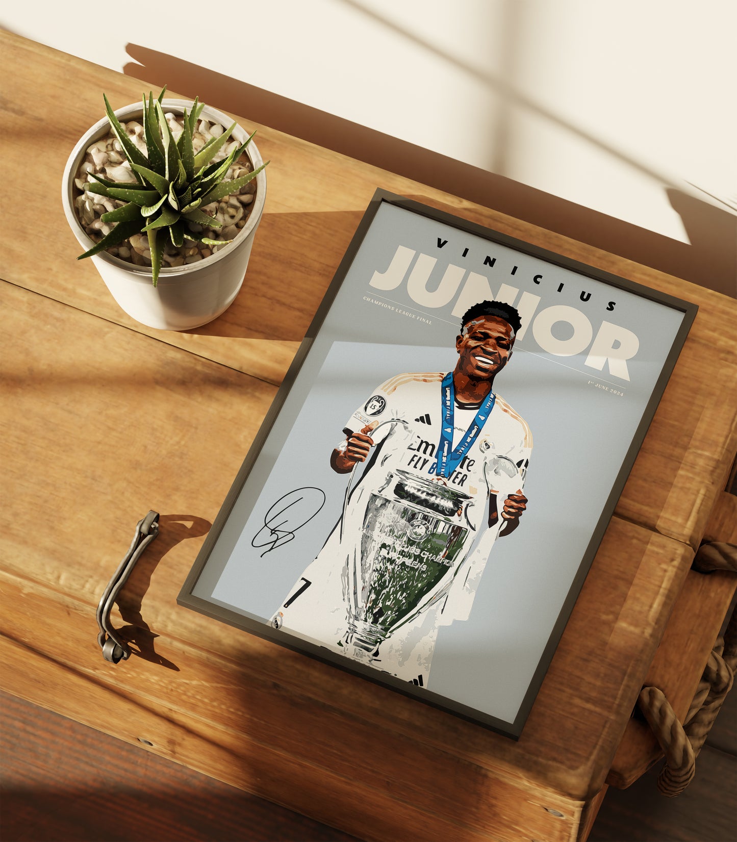 Vinicius Junior 'Champions 23/24' 4K Poster