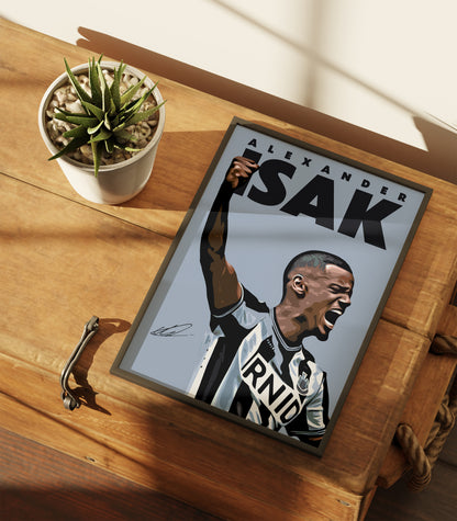 Alexander Isak 4K Poster