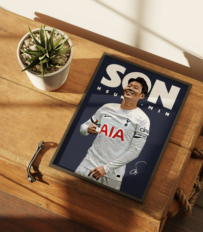 Son Heung-Min 4K Poster