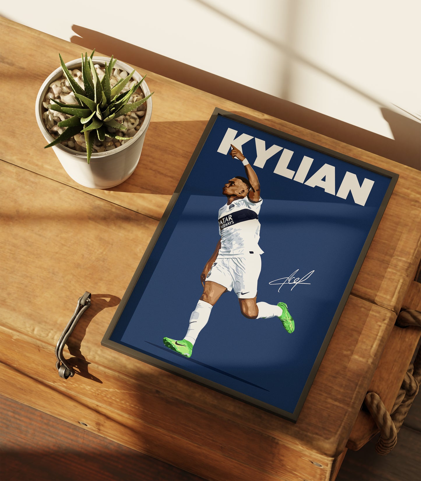 Kylian Mbappe 4K Poster