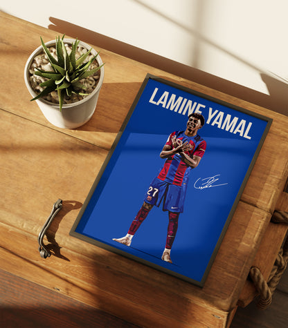 Lamine Yamal 4K Poster (Copy)