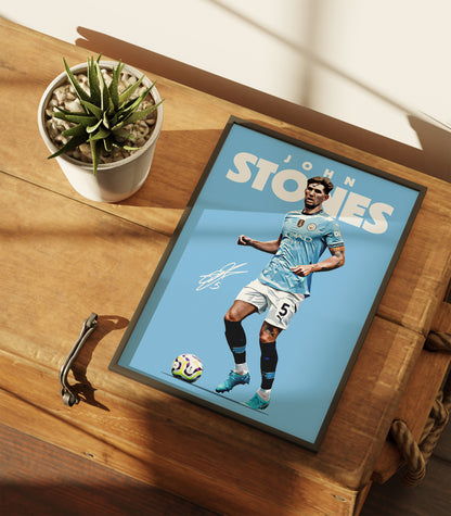 John Stones 24/25 4K Poster