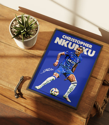 Christopher Nkunku 24/25 4K Poster