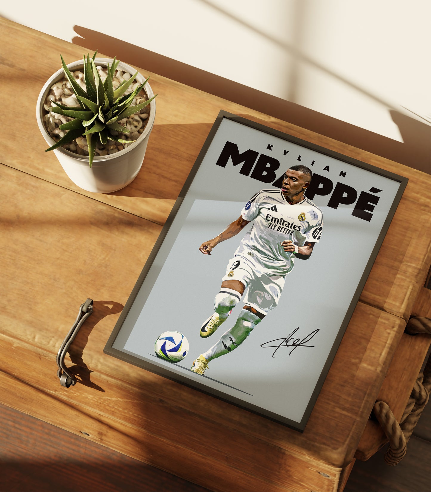 Kylian Mbappe 24/25 4K Poster