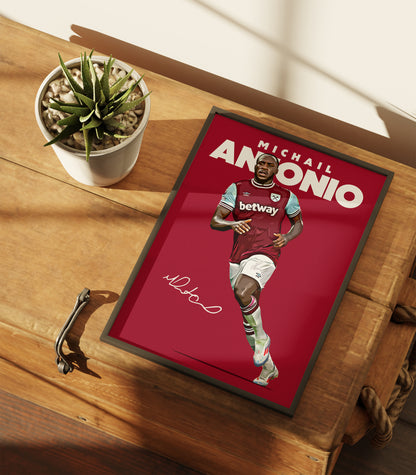 Michail Antonio 24/25 4K Poster