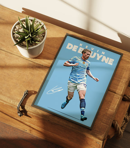 Kevin De Bruyne 24/25 4K Poster