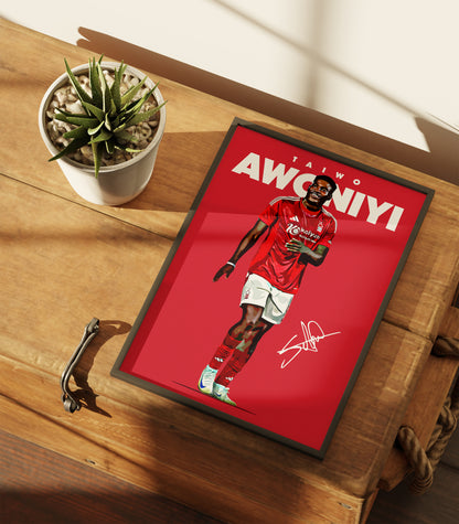 Taiwo Awoniyi 24/25 4K Poster