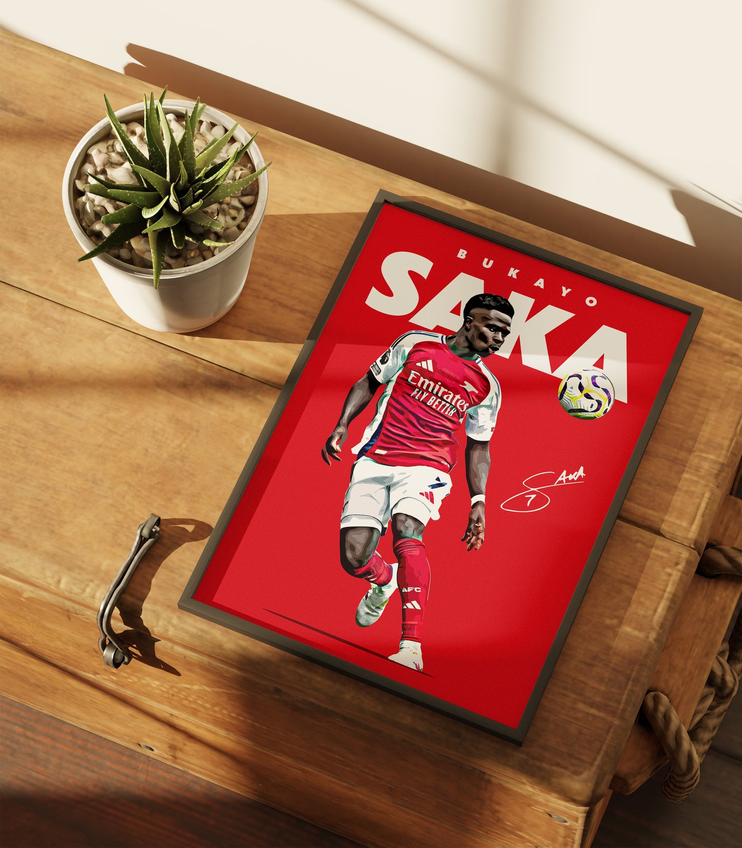 Bukayo Saka 24/25 4K Poster