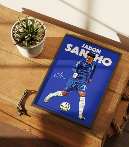 Jadon Sancho 24/25 4K Poster