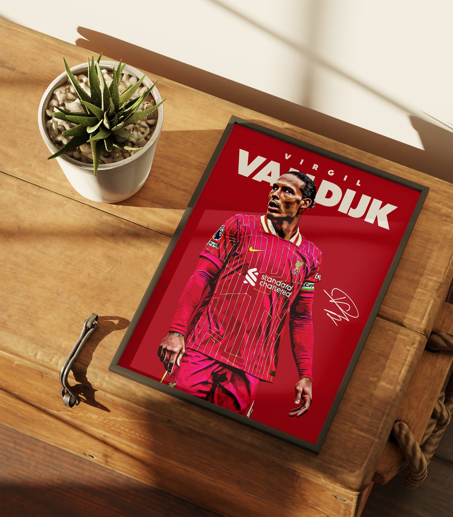 Virgil van Dijk 24/25 4K Poster